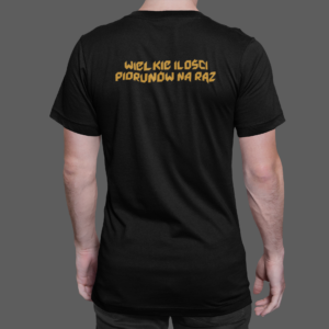 Wielkie-Ilosci-Piorunow-na-Raz-Żółty Ptak koszulka-back